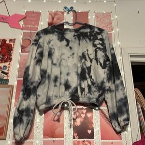 SO lounge life Oversized sweatshirt bleach, tie-dye